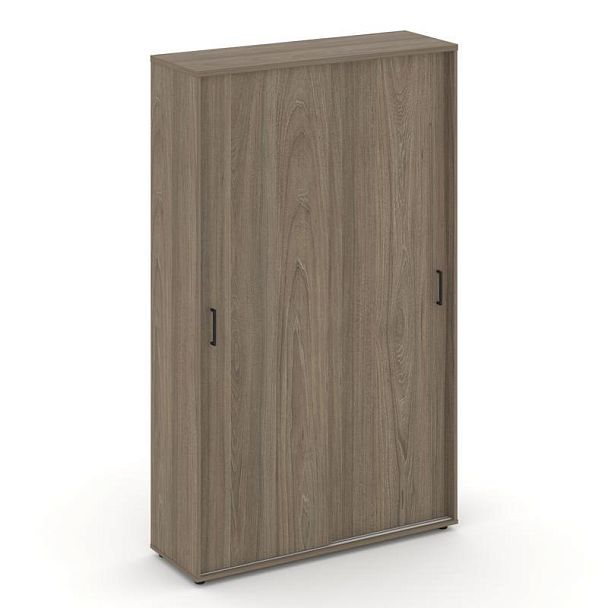 Стайл Проджект Шкаф-купе комбинир. SN.SHK.E-002 Вяз Благородный/Черный Ручки 1200*400*1982 - Вид 1