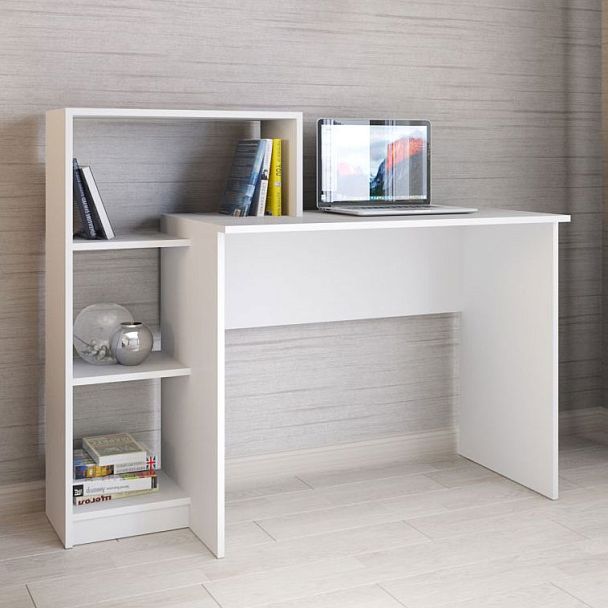 Стол компьютерный Квартет-2 (1250*1020*500) белый - Вид 1