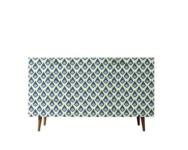 Комод Berber с двумя дверками и ящиками принт 13 арт BB17/Print_13 - Вид 1