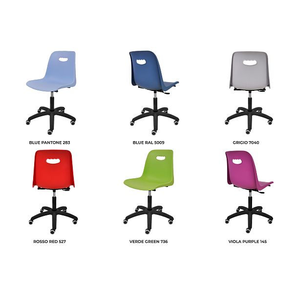 Кресло Venezia SW Кресло на черной крестовине Somalia, красный - Вид 4