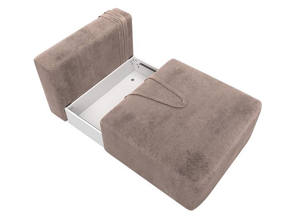 Модуль диван Лига-060 НПБ Велюр бежевый - Вид 7