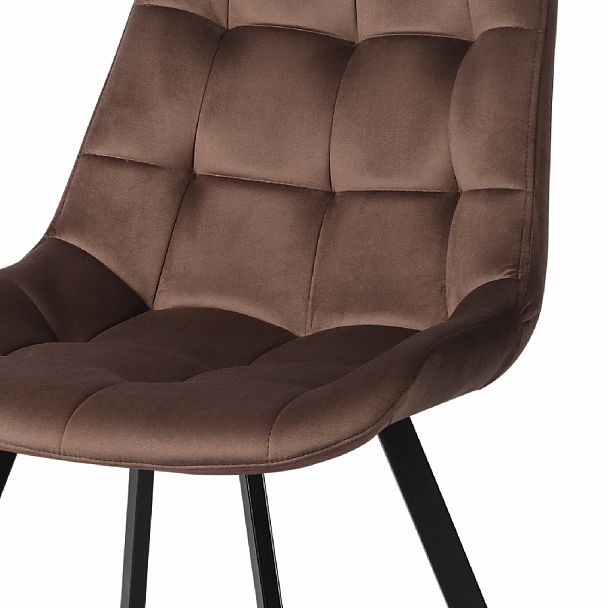 Комплект стульев поворотных Эйден М, Confetti coffee/черный, 4 шт. - Вид 7