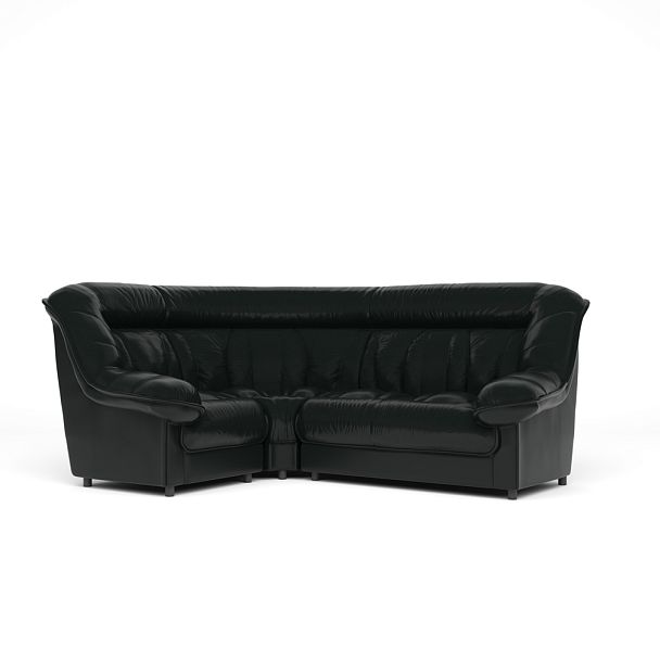 Диван угловой 1У2 Эдельвейс Ed/1y2/cn1114 черный - Вид 3