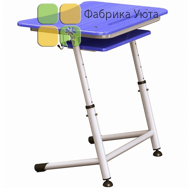 Парта "Премьера 1Р" с полочкой, регулируемая, цвет (3-7 гр) - Вид 1