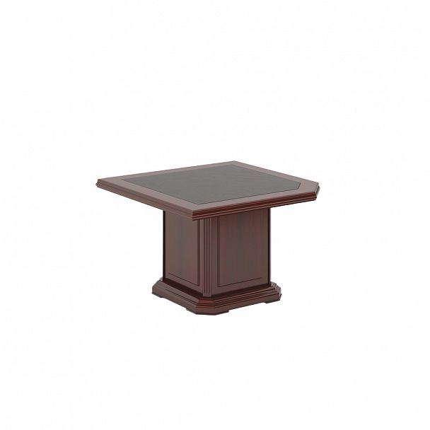 Элемент стола для переговоров угловой Ministry 120x120x76 дуб шоколад - Вид 1