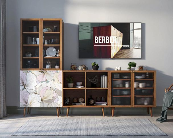 Буфет Berber с дверками малый принт 31 арт BB37/Print_31 - Вид 5