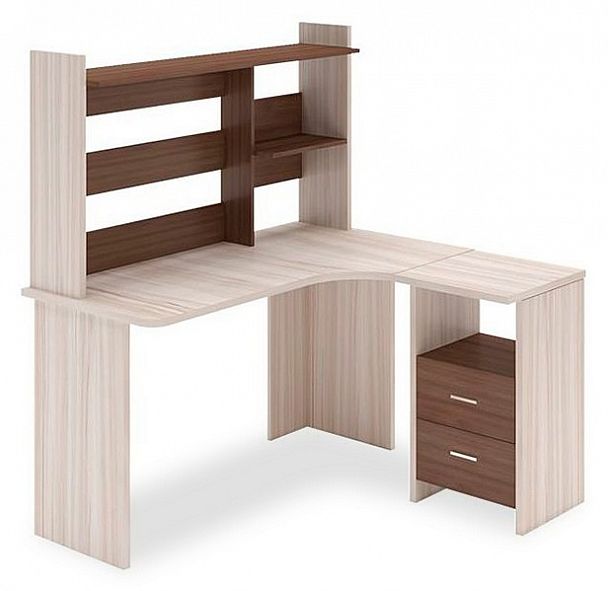 Стол компьютерный Домино Lite СКЛ-Угл130+НКЛ-130 - Вид 1