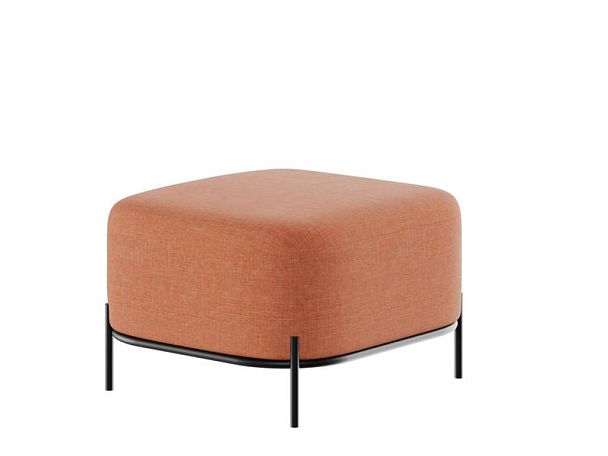 Jive Диван одноместный без спинки JVE-3 Romeo 08/Металл Черный 670*720*480 - Вид 1