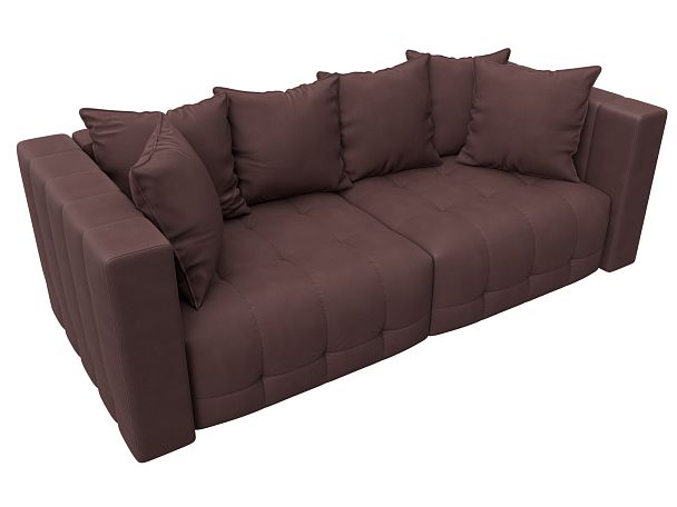 Диван прямой Лига-052 НПБ Замша бордовый - Вид 6