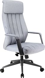 Премиум кресло Everprof Shanghai (Шанхай) Ткань Серый - Фото предпросмотра