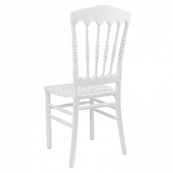 Стул Наполеон Белый, деревянный - Вид 3