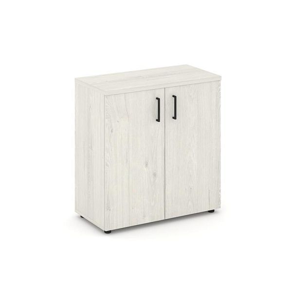 Стайл Проджект Шкаф низкий широкий SN.STS.E-301 Дуб Наварра/Черный Ручки 796*400*833 - Вид 1