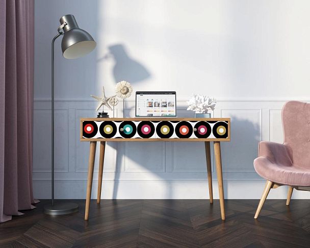 Стол рабочий Berber малый принт 37 арт BB32/Print_37 - Вид 5