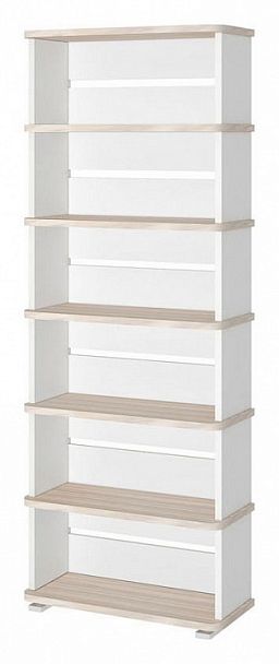 Стеллаж СБ-25/6 Карамель/Белый - Вид 1
