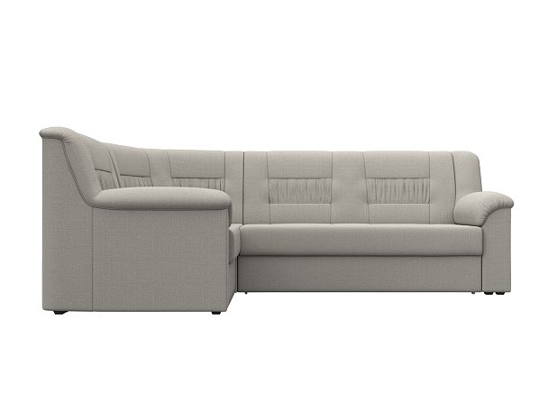 Диван угловой Карелия левый угол Рогожка бежевый - Вид 2