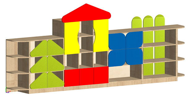 Стенка Теремок МСН-025 - Вид 1