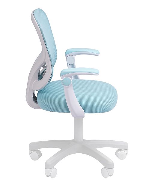 Кресло CHAIRMAN KIDS CH106, ткань/сетка, голубой - Вид 3