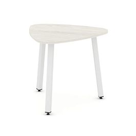 Стайл Проджект Стол переговорный SN-5.SPRG-70.3 Дуб Наварра/Металл Белый 900*900*750 - Фото предпросмотра