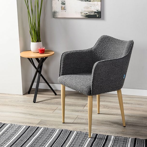 Стул Ralf Vent темно-серый/нат.дуб - Вид 10