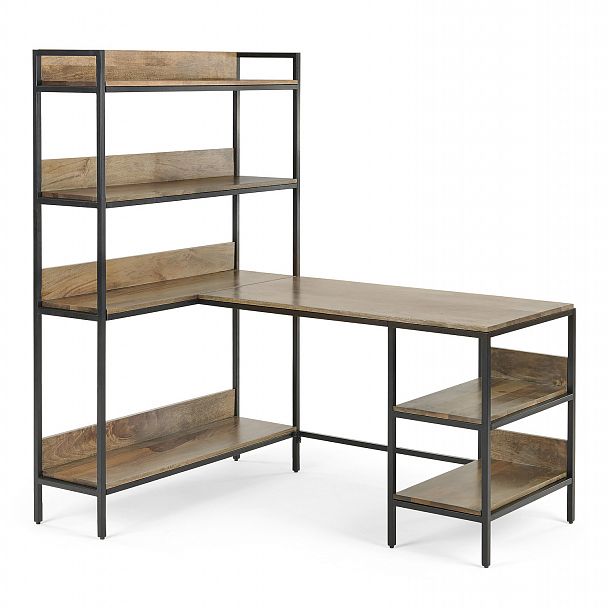 Стол угловой Lomond, регулируемый, с полками - Вид 1