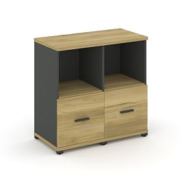 Concept Набор №222.U CN.STUN-222 W Дуб Винченцо/Антрацит/Металл Антрацит 836*420*818 - Фото предпросмотра