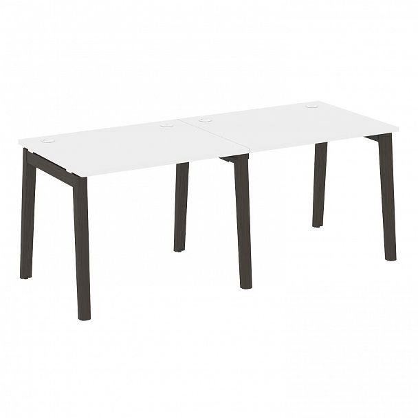 Рабочая станция "Onix wood" OW.RS-2.1.8 белый/дуб темный - Вид 1