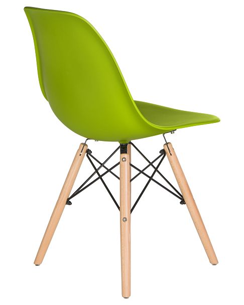 Стул обеденный LMZL-PP623 (ножки светлый бук, цвет сиденья салатовый) - Вид 4