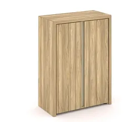 CORNER COR.ST-2.3 Шкаф средний широкий (2 средних фасада ЛДСП) Corner кабинет руководителя  ваниль - Фото предпросмотра