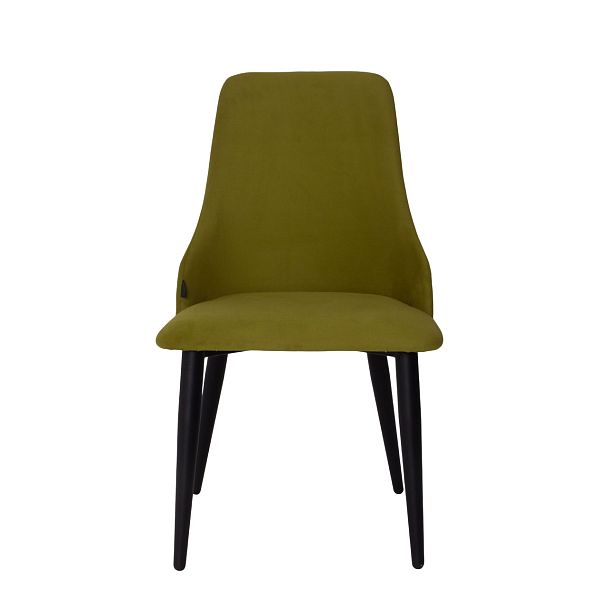 Стул Аэр, велюр Newtone Green, ножки металл 40*20 RAL9005 - Вид 5