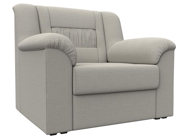 Кресло Карелия Рогожка бежевый - Вид 1