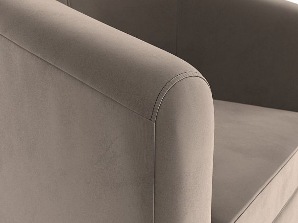 Кресло Норден (полностью велюр коричневый) - Вид 4