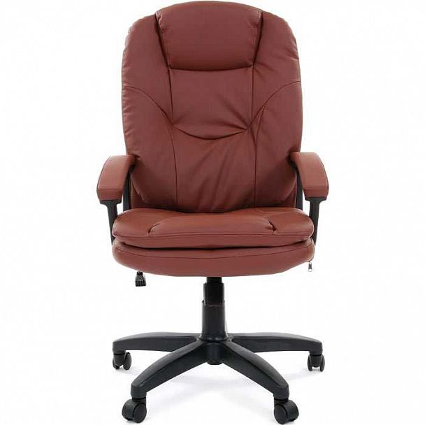 Кресло CHAIRMAN 668LT, экокожа, коричневый - Вид 2