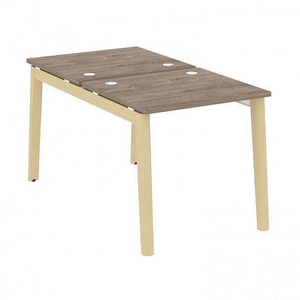 Рабочая станция "Onix wood" OW.D.RS-2.0.7 тиквуд темный/дуб светлый - Вид 1