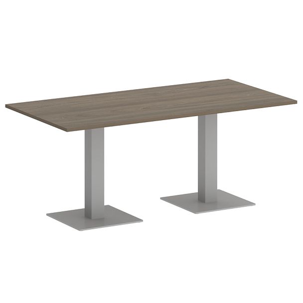 Home Office Стол прямоугольный VR.SP-5-180.2 Вяз/Серый металл 1800*900*750 - Вид 1