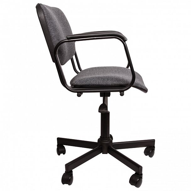 Кресло КР08, с подлокотниками, серое, КР01.00.08-102- - Вид 4