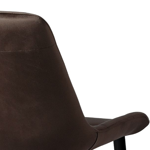 Комплект полубарных поворотных стульев Эйден, Confetti coffee/черный, 3 шт. - Вид 9