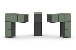 Concept Надставка низкая CN.ONN-007 Кобо/Антрацит/Металл Антрацит 1099*365*1130 - Фото предпросмотра