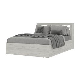 Гранд кровать 1,4 (1.472х0,950х2,210) дуб крафт белый - Фото предпросмотра