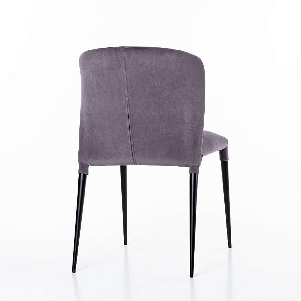 Стул Albert (Альберт), бархат светло-серый 26 - Вид 5