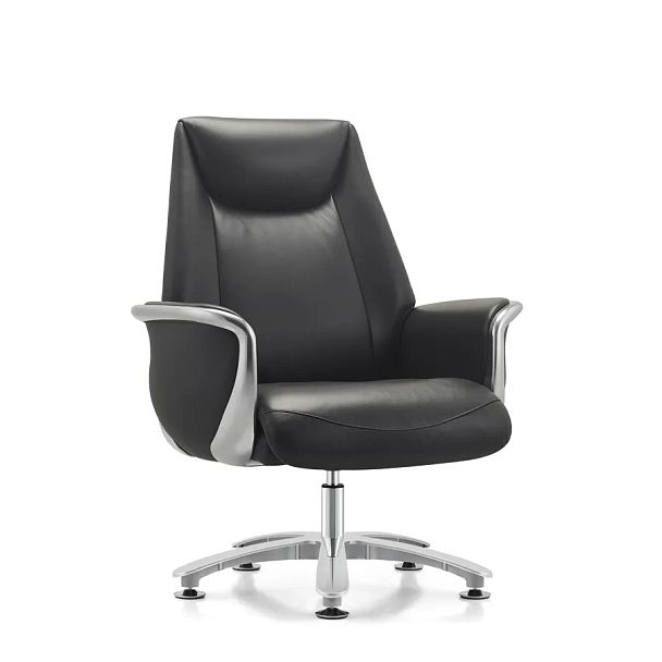 Кресло HAWASAN (ХАВАСАН) PREMIUM EX-801, до 200 кг, алюминий, экокожа, черное, 533235 - Вид 2