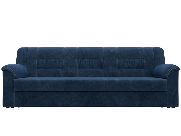 Диван прямой Карелия Велюр синий - Вид 2