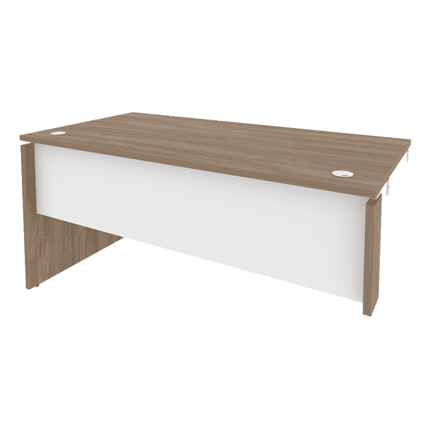 Onix Стол-приставка левый к опорным элементам O.SPR-4.8 (L) Дуб аризона/Белый бриллиант 1580*800*750 - Вид 1