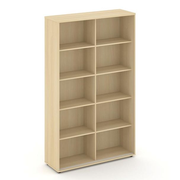 Стайл Проджект Шкаф-купе с полками SN.SHK-001 Акация Лорка/Черный Ручки 1200*400*1982 - Вид 2