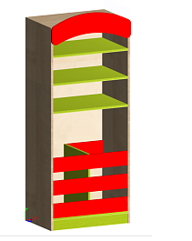 Стеллаж для спортивного и песочного инвентаря МСП-07 - Фото предпросмотра