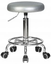 Табурет мастера DOBRIN BILLY (серебряный) - Фото предпросмотра