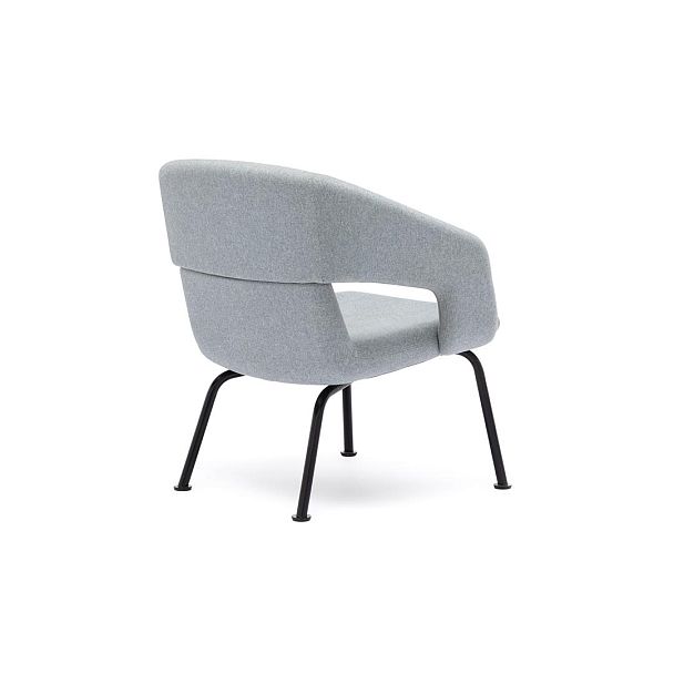 Кресло Atlantis с низкой спинкой на металлических ножках (Atlantis art. D40H) - Вид 2