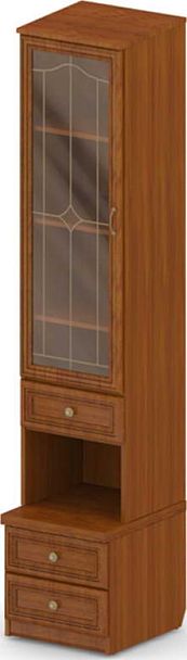 Шкаф "Версаль"  ПК-ВР-ШК3Н229Х45В/1/35-В1-198 орех орвието - Вид 1