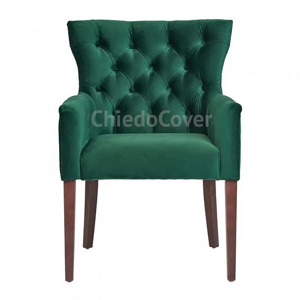 Кресло Байрон велюр изумруд - Вид 6