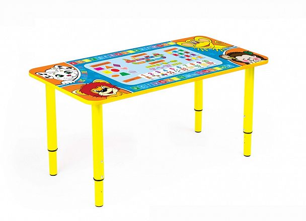 Детский стол 2-х местный Веселые Зверята, гр.0-3 - Вид 1