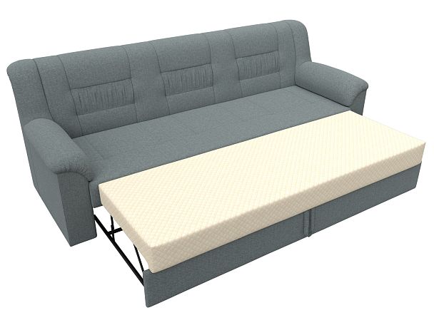 Диван прямой Карелия Рогожка серый - Вид 7